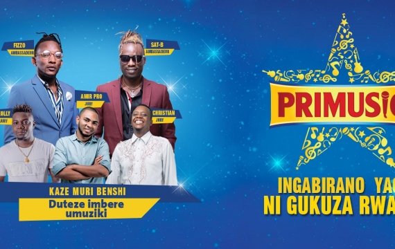 Un Méga concours national pour des artistes locaux “PRIMUSIC” organisé par la BRARUDI va bientôt être lancé.